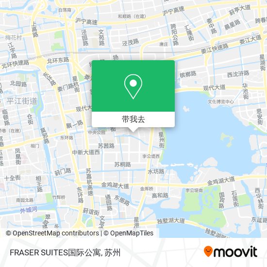 FRASER SUITES国际公寓地图