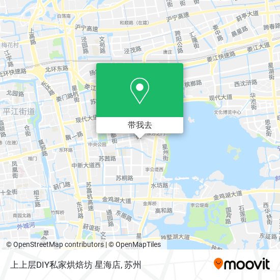 上上层DIY私家烘焙坊 星海店地图