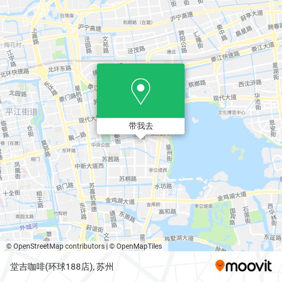 堂吉咖啡(环球188店)地图