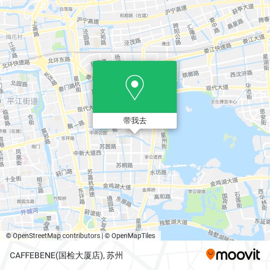CAFFEBENE(国检大厦店)地图