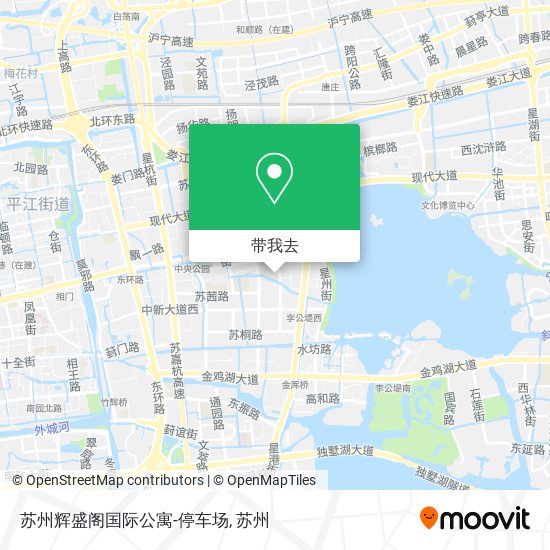 苏州辉盛阁国际公寓-停车场地图