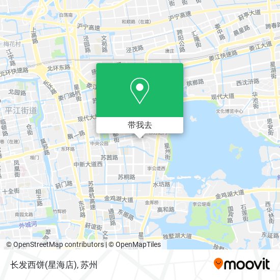 长发西饼(星海店)地图