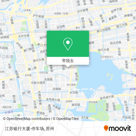 江苏银行大厦-停车场地图