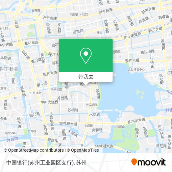 中国银行(苏州工业园区支行)地图