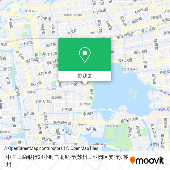 中国工商银行24小时自助银行(苏州工业园区支行)地图
