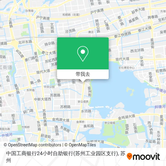 中国工商银行24小时自助银行(苏州工业园区支行)地图