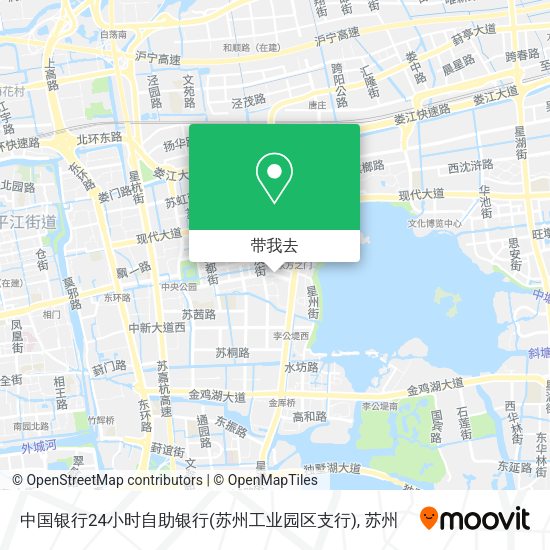 中国银行24小时自助银行(苏州工业园区支行)地图