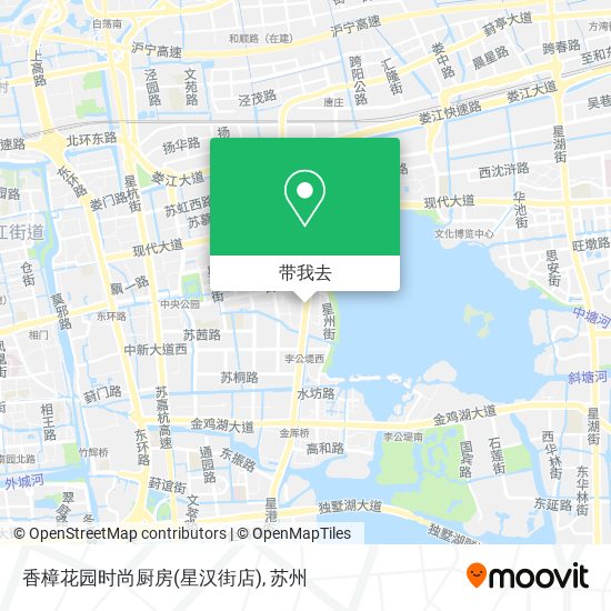 香樟花园时尚厨房(星汉街店)地图