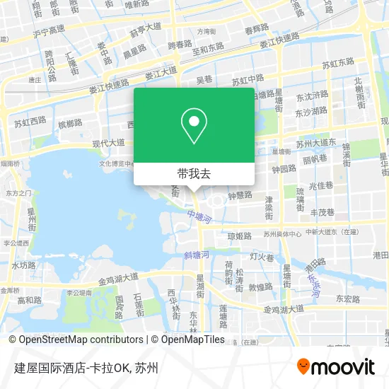 建屋国际酒店-卡拉OK地图