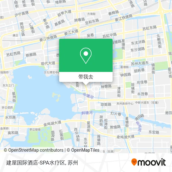 建屋国际酒店-SPA水疗区地图