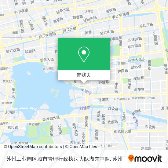 苏州工业园区城市管理行政执法大队湖东中队地图