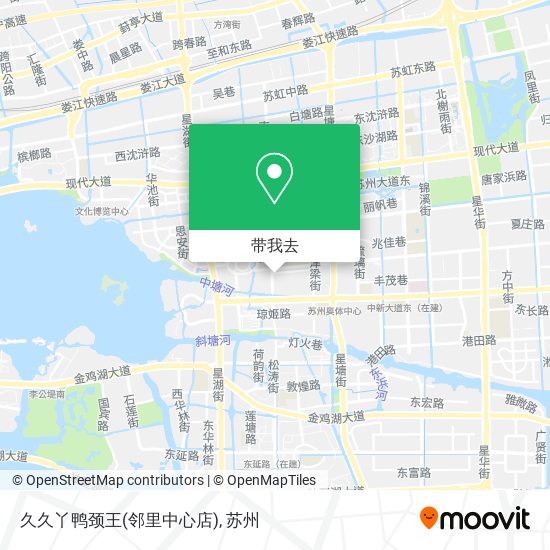 久久丫鸭颈王(邻里中心店)地图