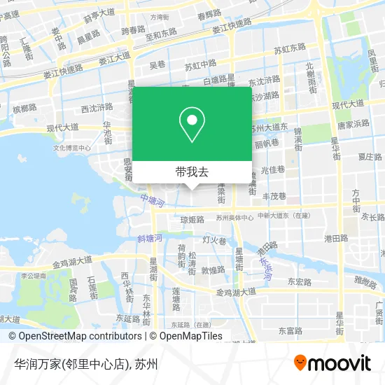 华润万家(邻里中心店)地图