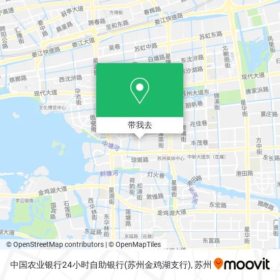 中国农业银行24小时自助银行(苏州金鸡湖支行)地图