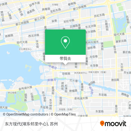 东方现代(湖东邻里中心)地图