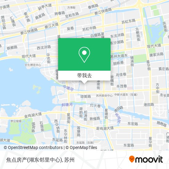 焦点房产(湖东邻里中心)地图