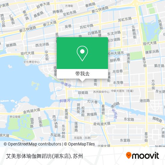 艾美形体瑜伽舞蹈坊(湖东店)地图