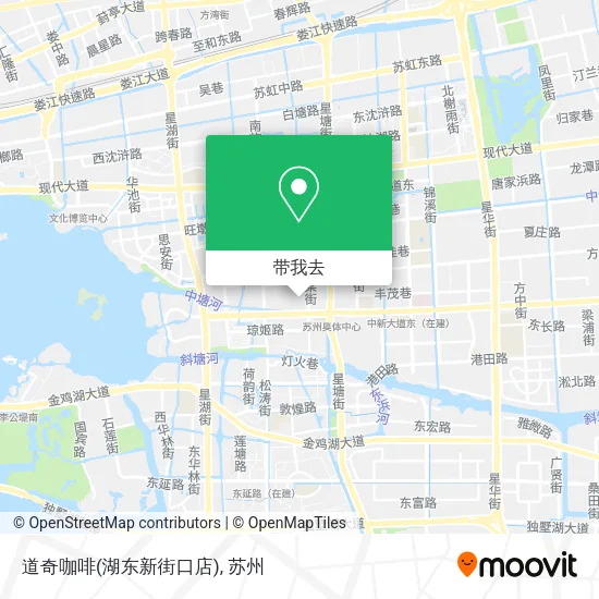 道奇咖啡(湖东新街口店)地图