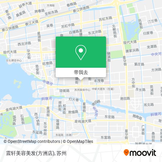 震轩美容美发(方洲店)地图