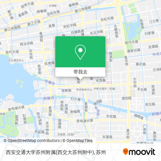 西安交通大学苏州附属(西交大苏州附中)地图