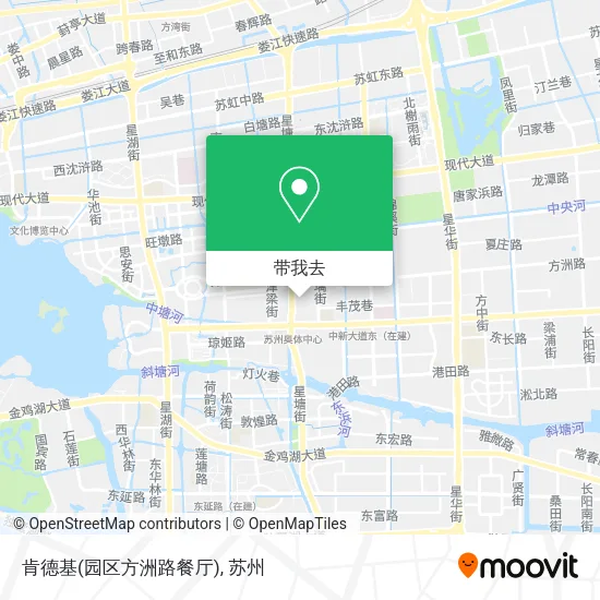 肯德基(园区方洲路餐厅)地图