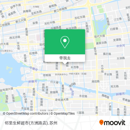 邻里生鲜超市(方洲路店)地图