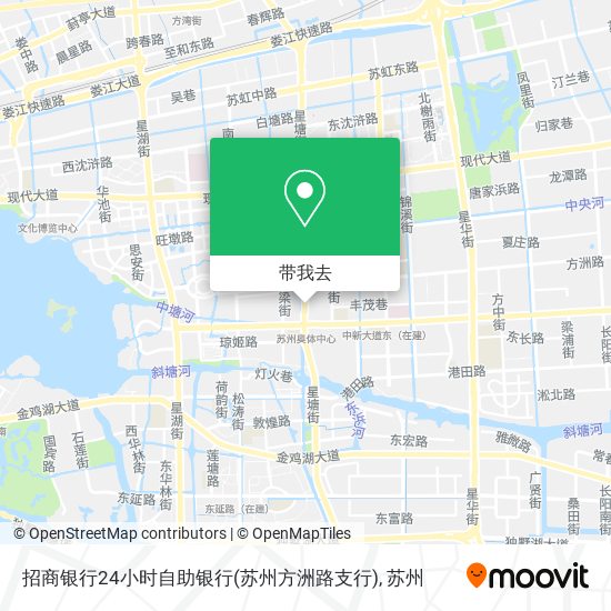 招商银行24小时自助银行(苏州方洲路支行)地图