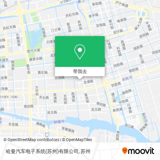 哈曼汽车电子系统(苏州)有限公司地图