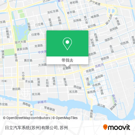 日立汽车系统(苏州)有限公司地图