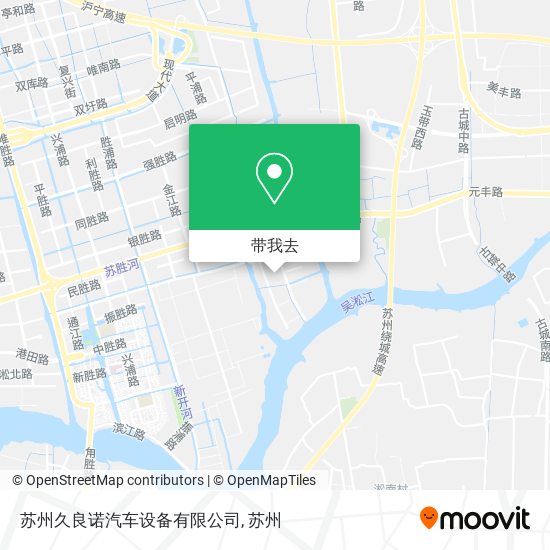 苏州久良诺汽车设备有限公司地图