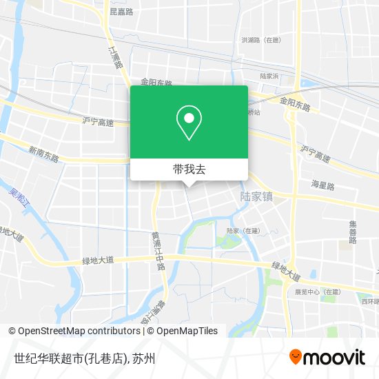 世纪华联超市(孔巷店)地图