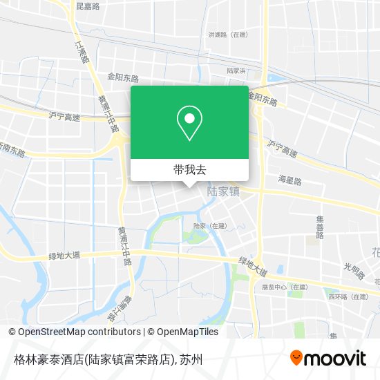 格林豪泰酒店(陆家镇富荣路店)地图