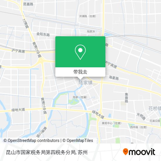 昆山市国家税务局第四税务分局地图