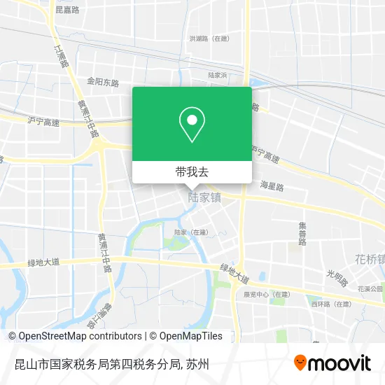 昆山市国家税务局第四税务分局地图