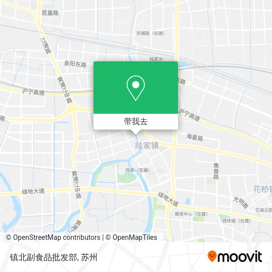 镇北副食品批发部地图