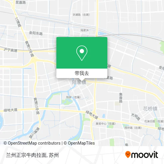 兰州正宗牛肉拉面地图