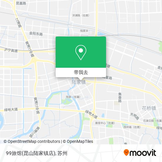 99旅馆(昆山陆家镇店)地图