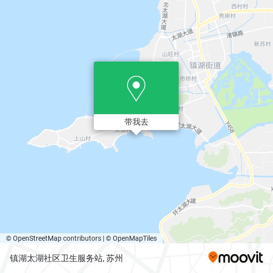 镇湖太湖社区卫生服务站地图