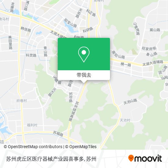 苏州虎丘区医疗器械产业园喜事多地图