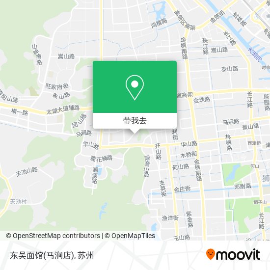 东吴面馆(马涧店)地图