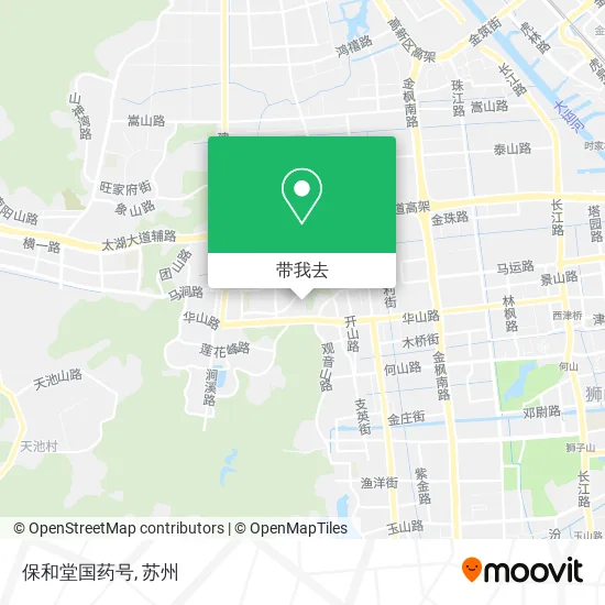 保和堂国药号地图