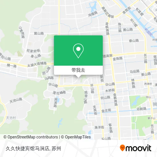 久久快捷宾馆马涧店地图