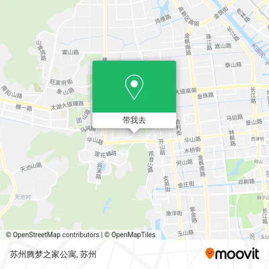 苏州腾梦之家公寓地图