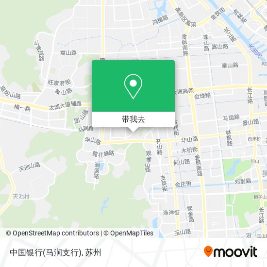 中国银行(马涧支行)地图