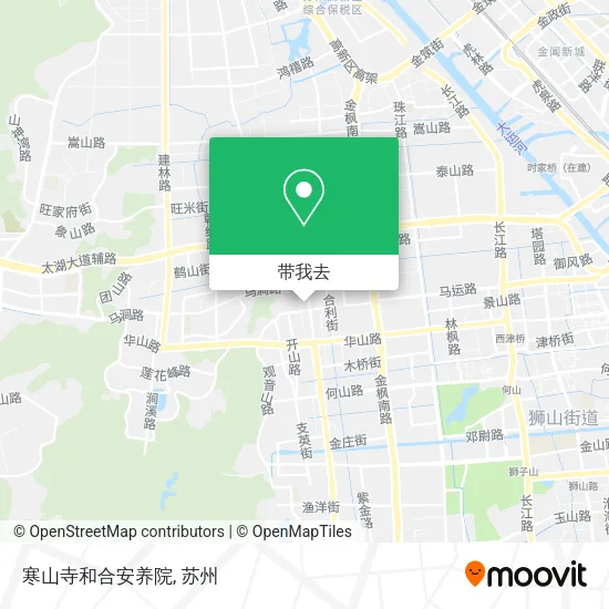 寒山寺和合安养院地图