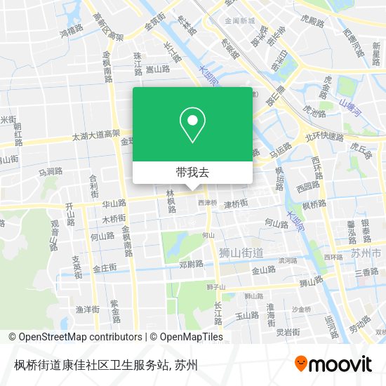 枫桥街道康佳社区卫生服务站地图