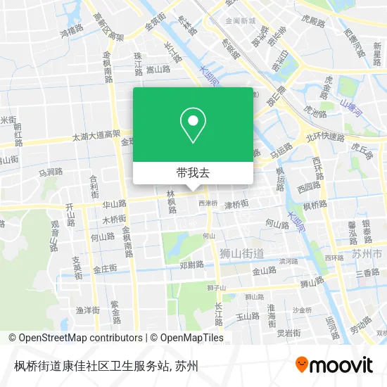 枫桥街道康佳社区卫生服务站地图