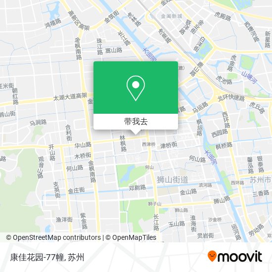 康佳花园-77幢地图