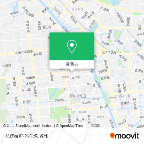 旭辉御府-停车场地图