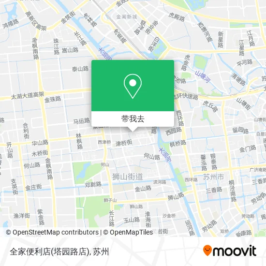 全家便利店(塔园路店)地图